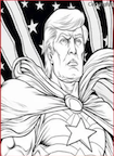 Trump Hero Illustration